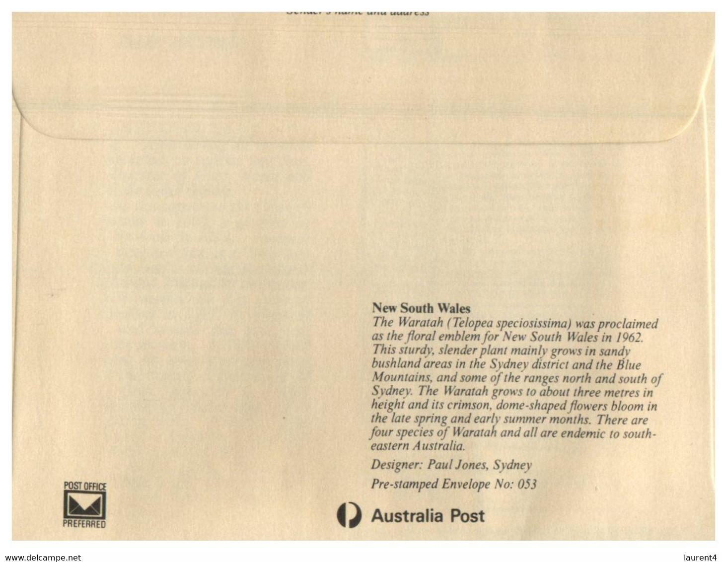 (FF 24) Australia - Municipality Of Concord Centenary (1 Cover 1984) - Otros & Sin Clasificación