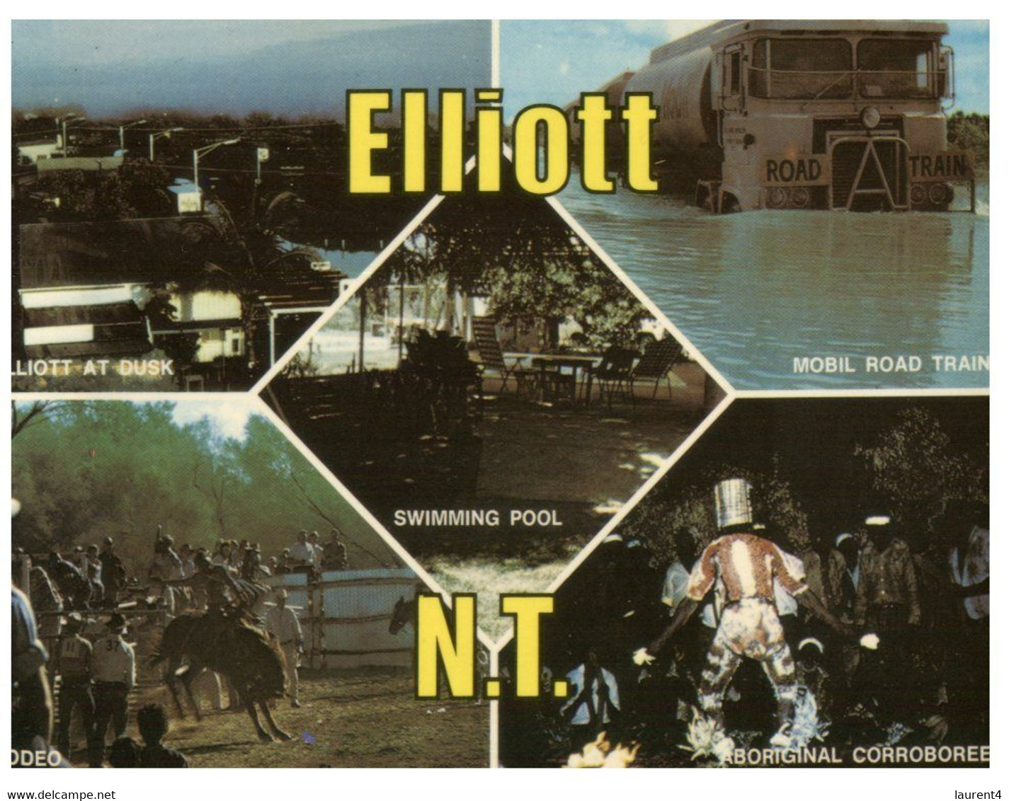 (FF 25) Australia - NT - Elliott (Road Train Crossing River Etc) - Non Classés