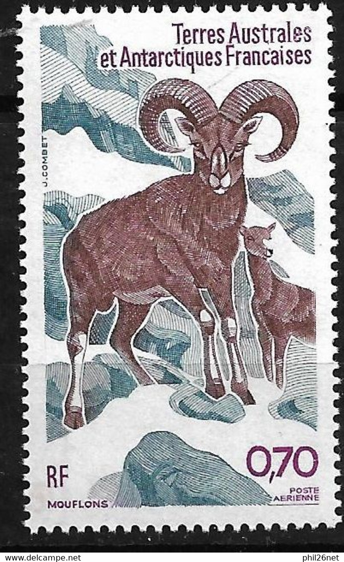 TAAF  Poste Aérienne  N° 86 Mouflon    Neuf * * TB  = MNH  VF      - Luchtpost