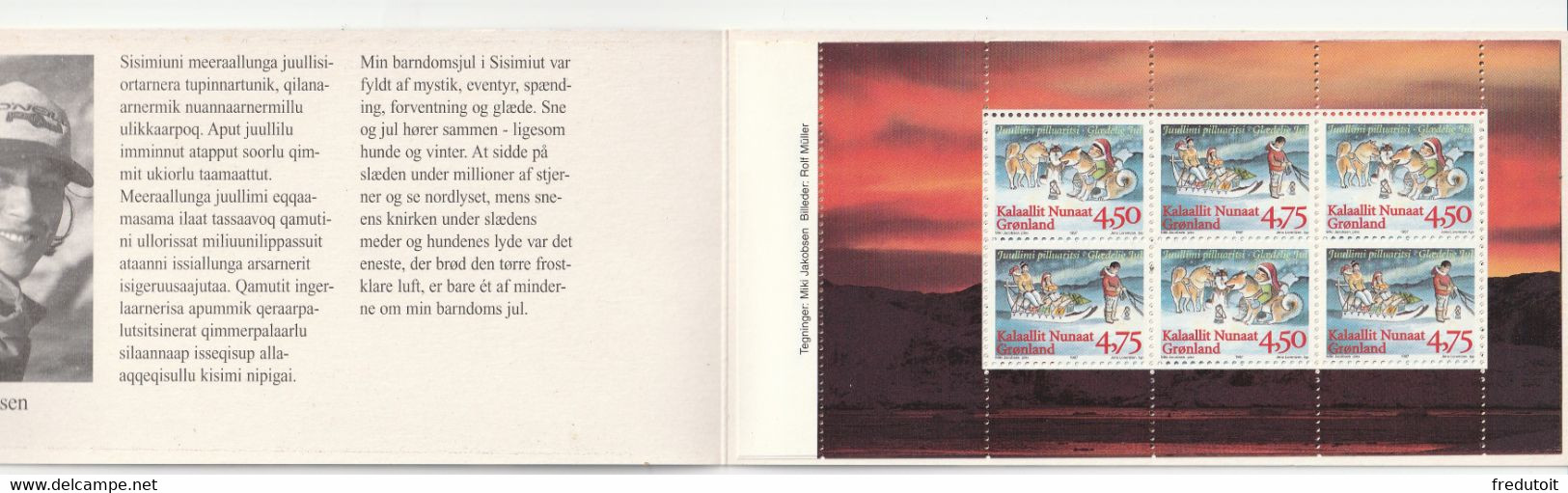 GROENLAND - CARNET N°C292 ** (1997) Noël - Booklets