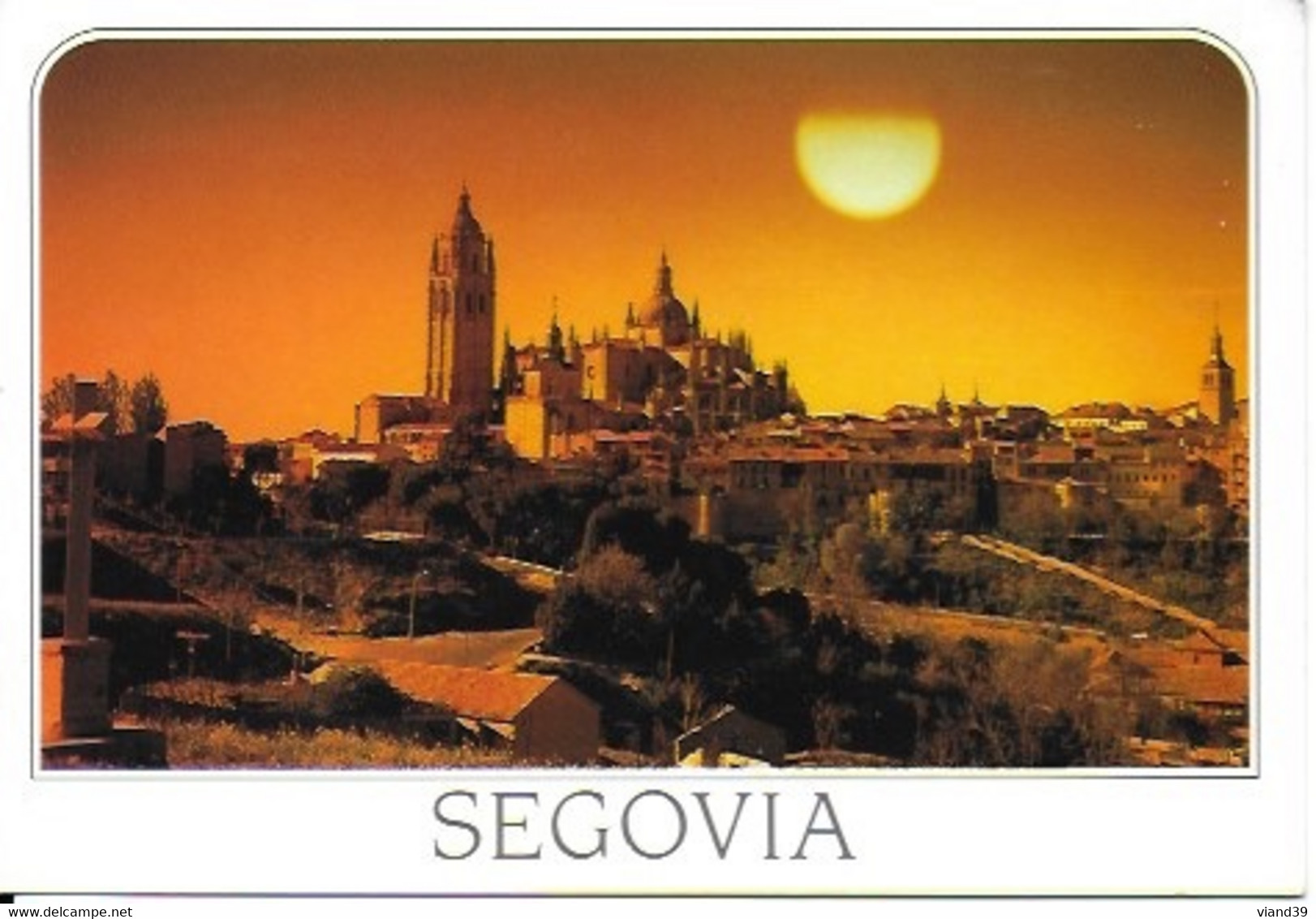 Segovia - La Catedral (puesta Del Sol) - Segovia