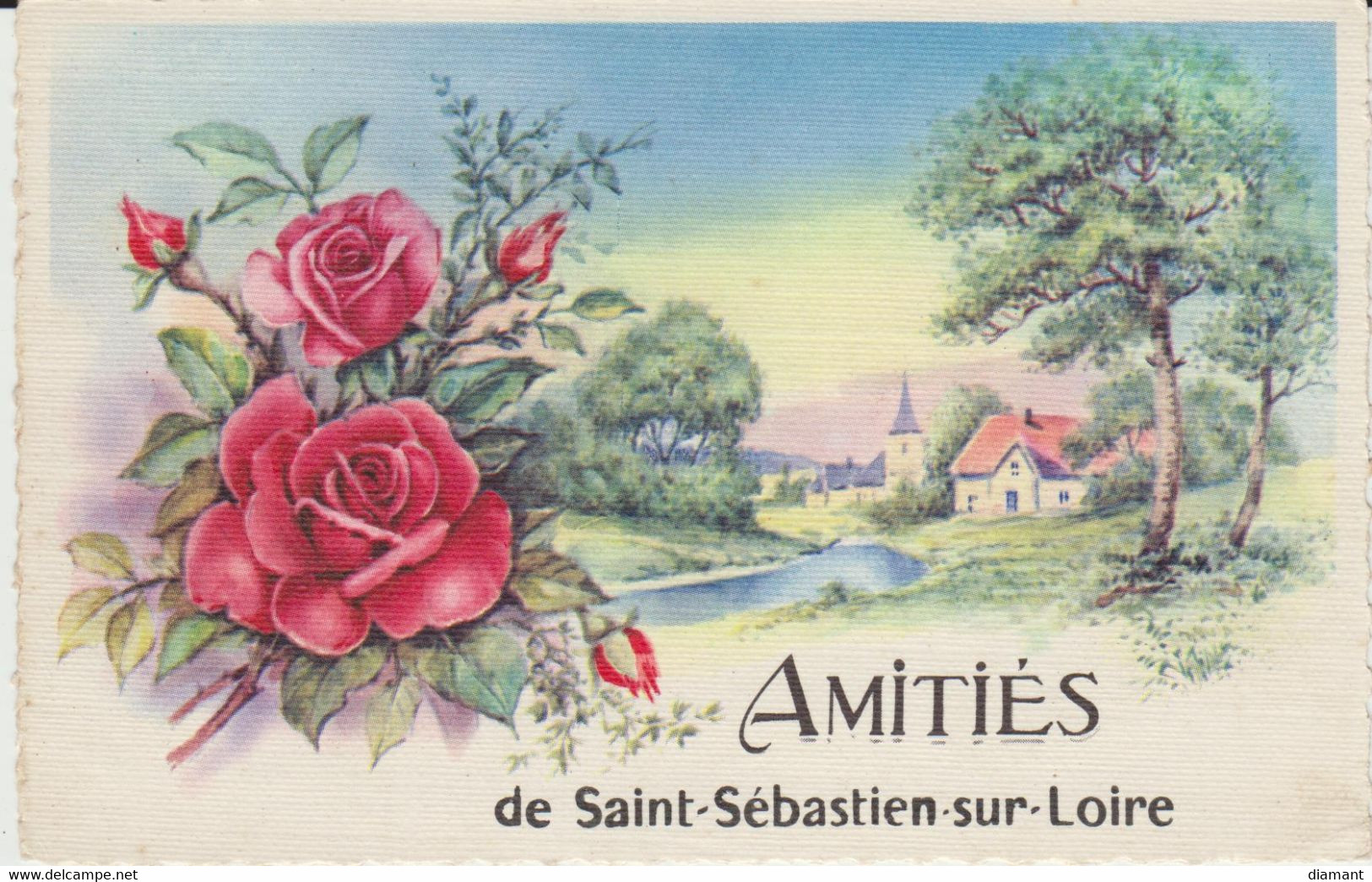 ST SEBASTIEN (44) - Amitiés De - Bon état - Saint-Sébastien-sur-Loire