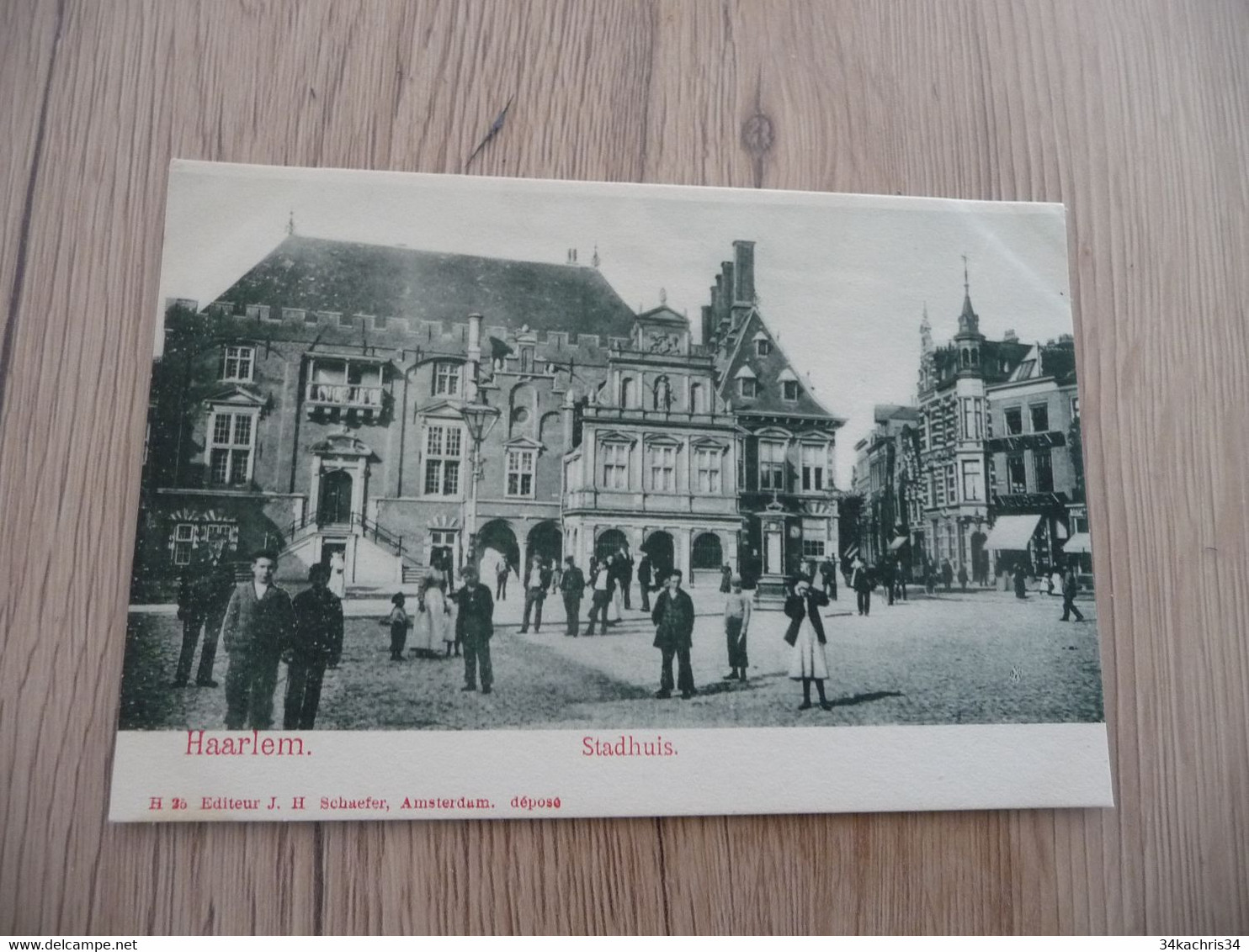 CPA Pays Bas Hollande Précurseur Avant 1906 Haarlem Stadhuis - Haarlem