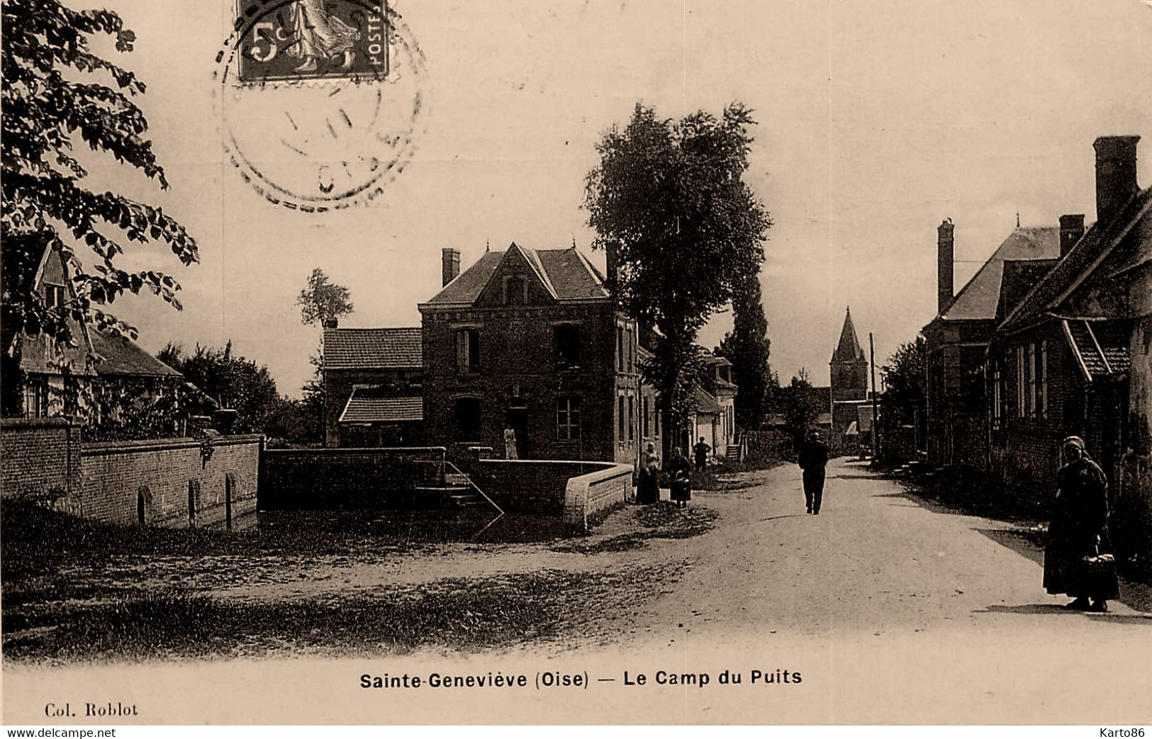 Ste Geneviève * Le Camp Du Puits * Rue * Abreuvoir - Sainte-Geneviève