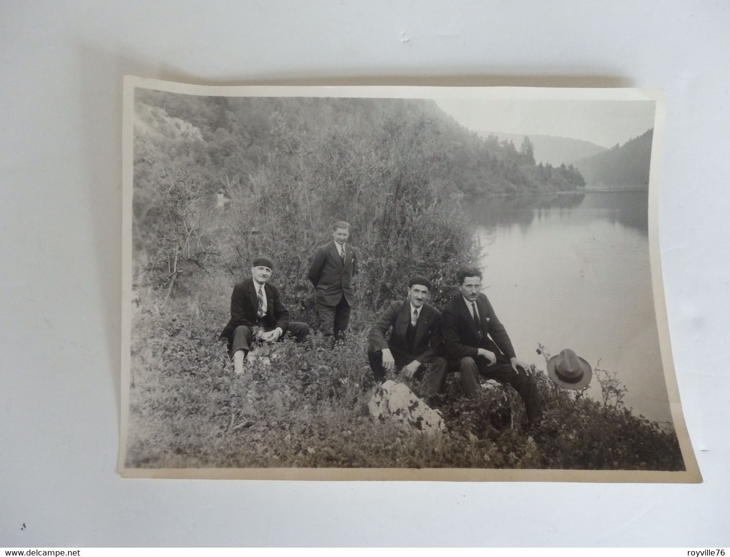 Photo 17/12 Cm Au Lac De Sylans Dans L'Ain En 1930. - Lieux