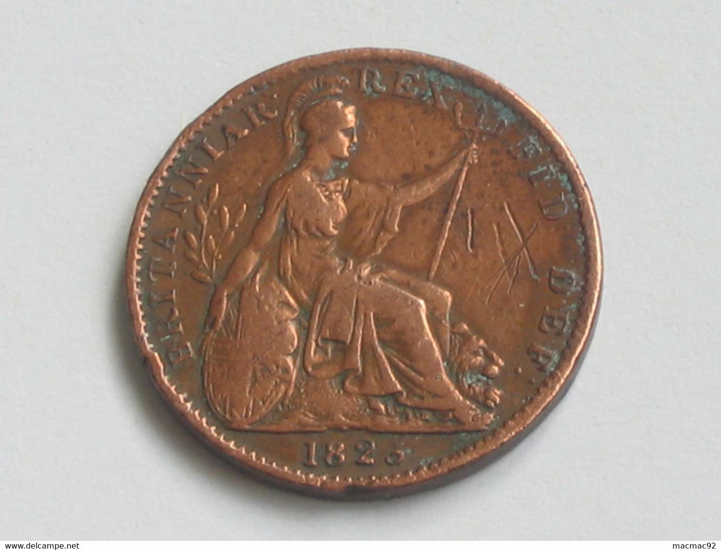 GRANDE BRETAGNE - Farthing 1825  VICTORIA  **** EN  ACHAT  IMMEDIAT **** - Other & Unclassified