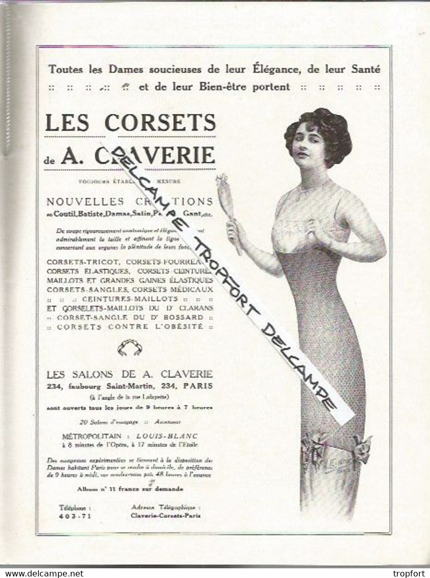 TC vintage program théater actress /  PROGRAMME théâtre T1913 Honneurs de la GUERRE Dorgere DAVID'S GIPSY