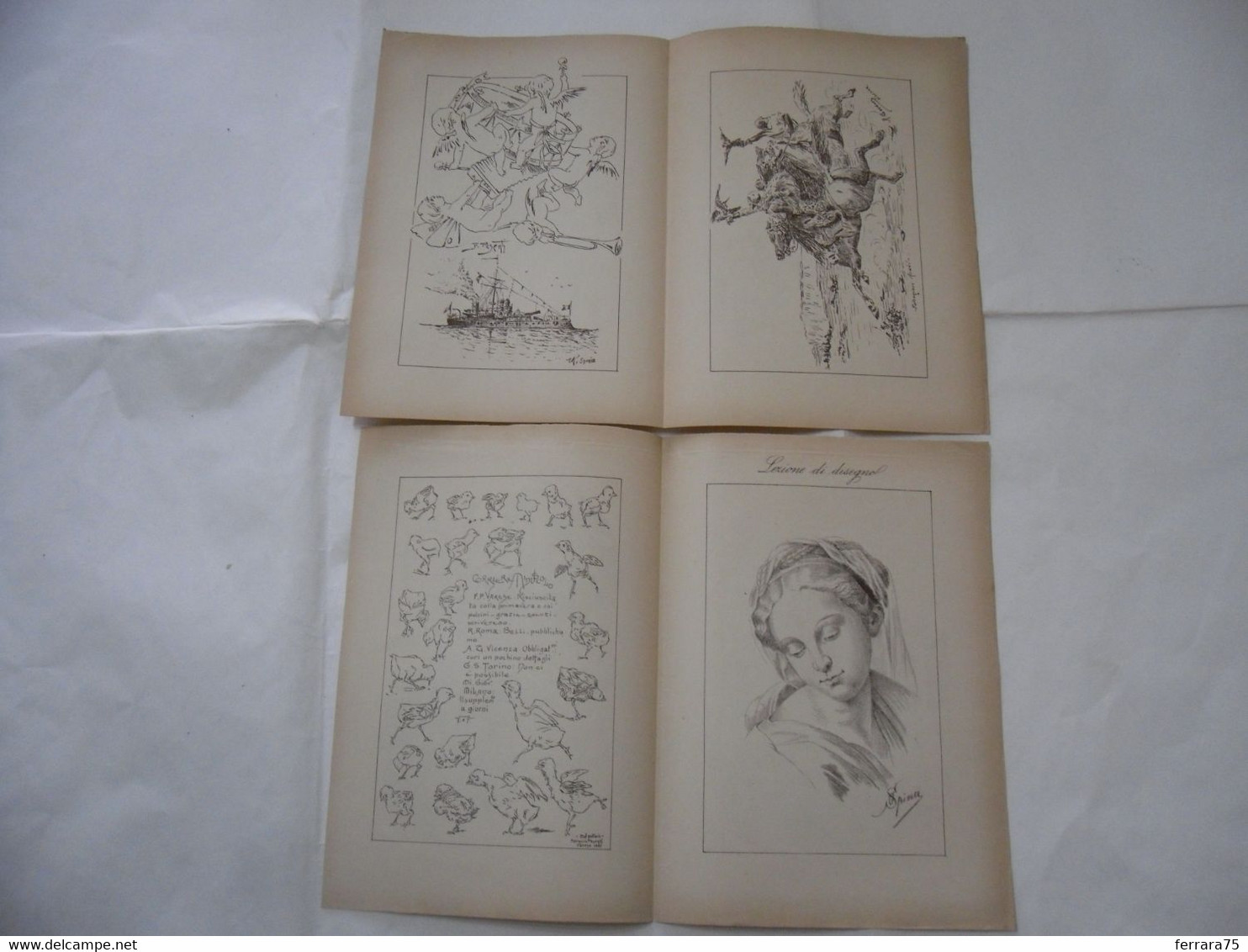 ARTE MINUSCOLA LEZIONE DI DISEGNO ARTE MODA ARALDICA LIBERTY SCRITTURA 1897-72 - Libri Antichi