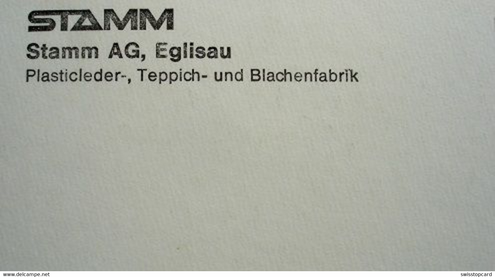 EGLISAU Flugaufnahme Teppich- Und Blachenfabrik Stamm - Eglisau