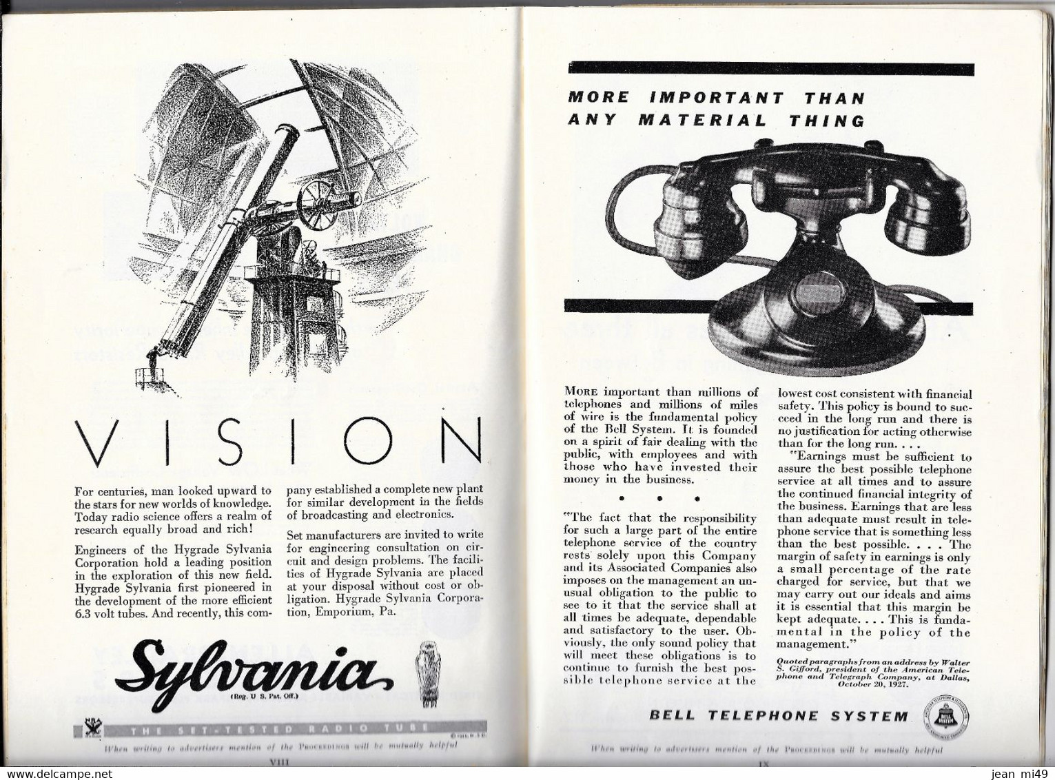 LIVRE -  PROCEEDINGS OF THE INSTITUDE OF RADIO ENGINEERS - Volume 22 - November 1934 - Number 11 - Published New York - Ingénierie