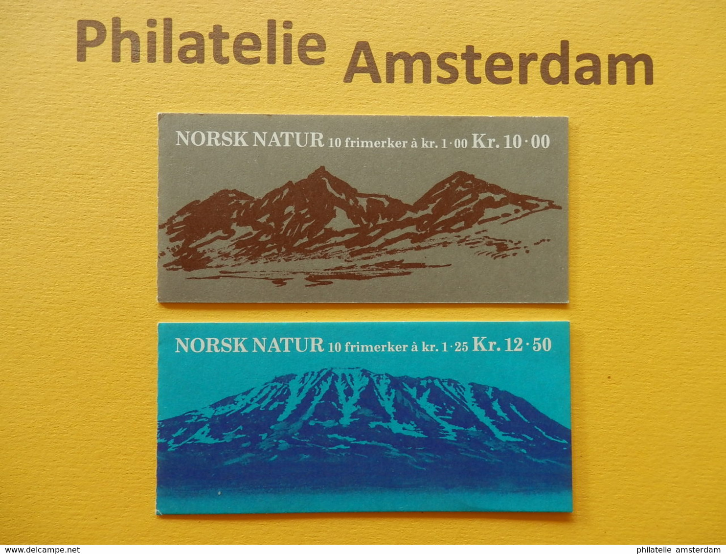 Norway 1978, LANDSCAPES: Mi 771-72, ** -BK - Postzegelboekjes