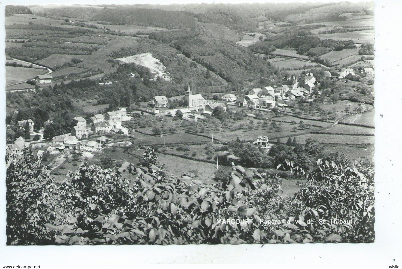 Marcourt Panorama Vu De St Thibaut - Rendeux