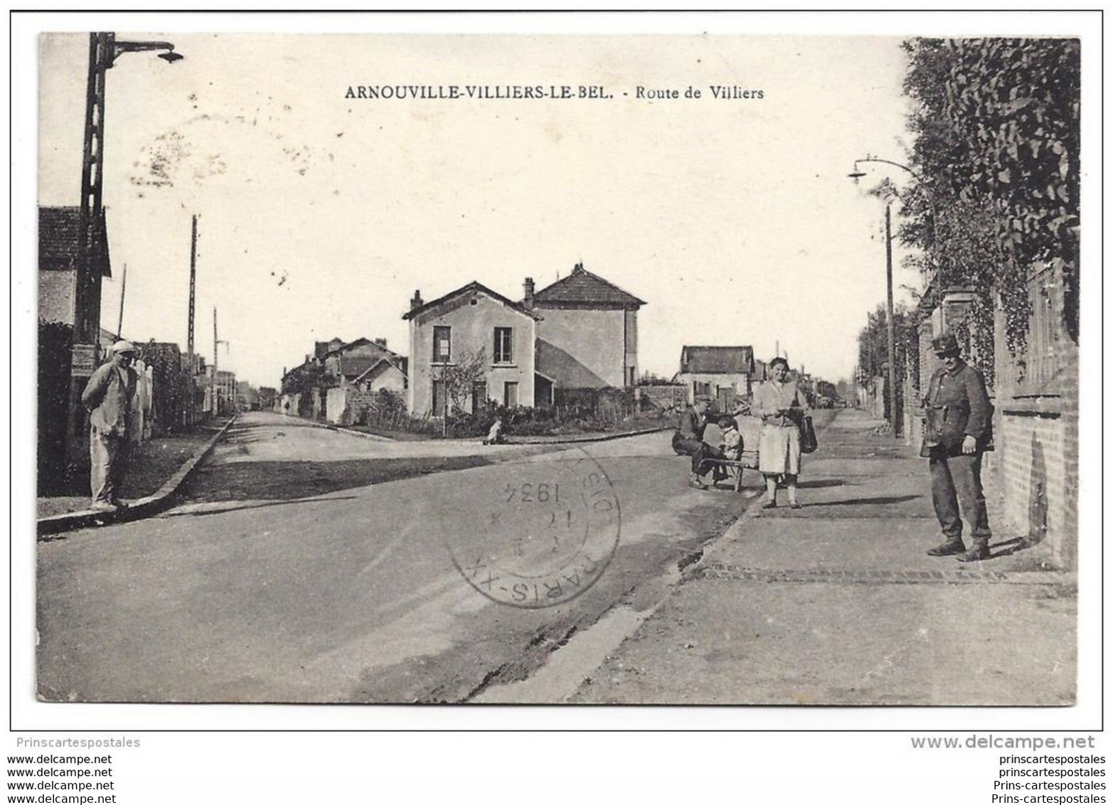 CPA 95 Arnouville Les Gonesse Route De Villiers - Arnouville Les Gonesses