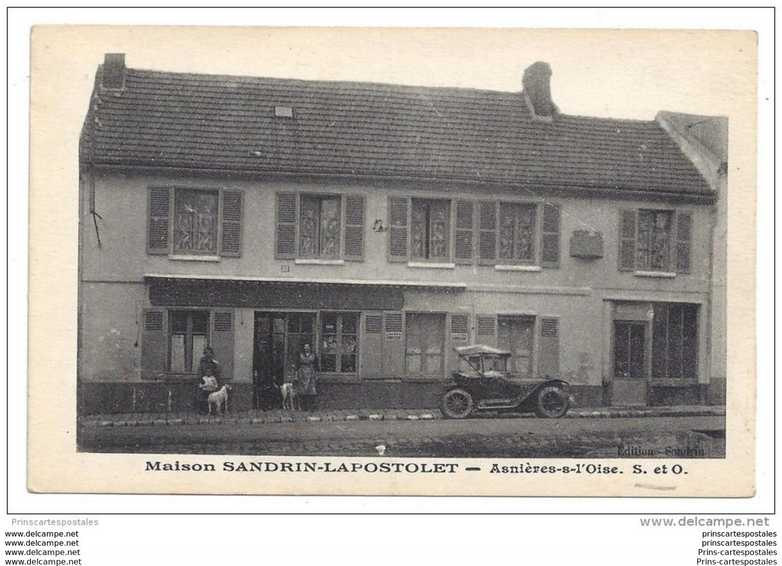 CPA 95 Asnieres Sur Oise Maison Sandrin Lapostolet - Asnières-sur-Oise