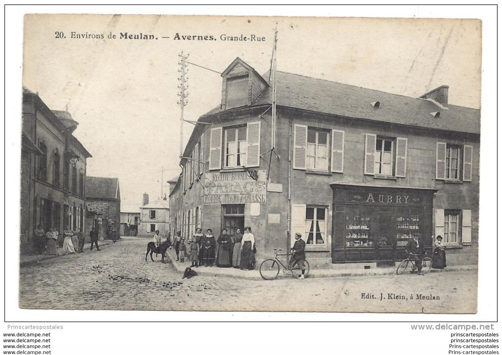 CPA 95 Avernes Grande Rue - Avernes