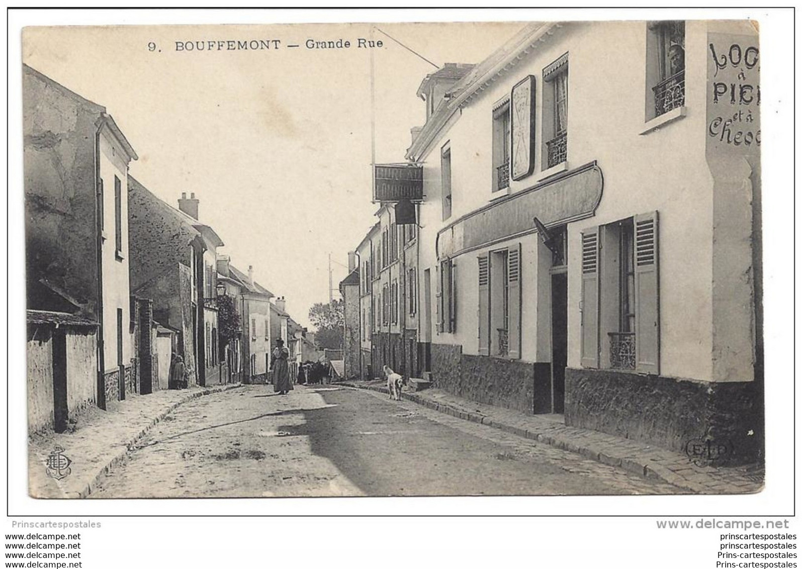 CPA 95 Bouffémont Grande Rue - Bouffémont