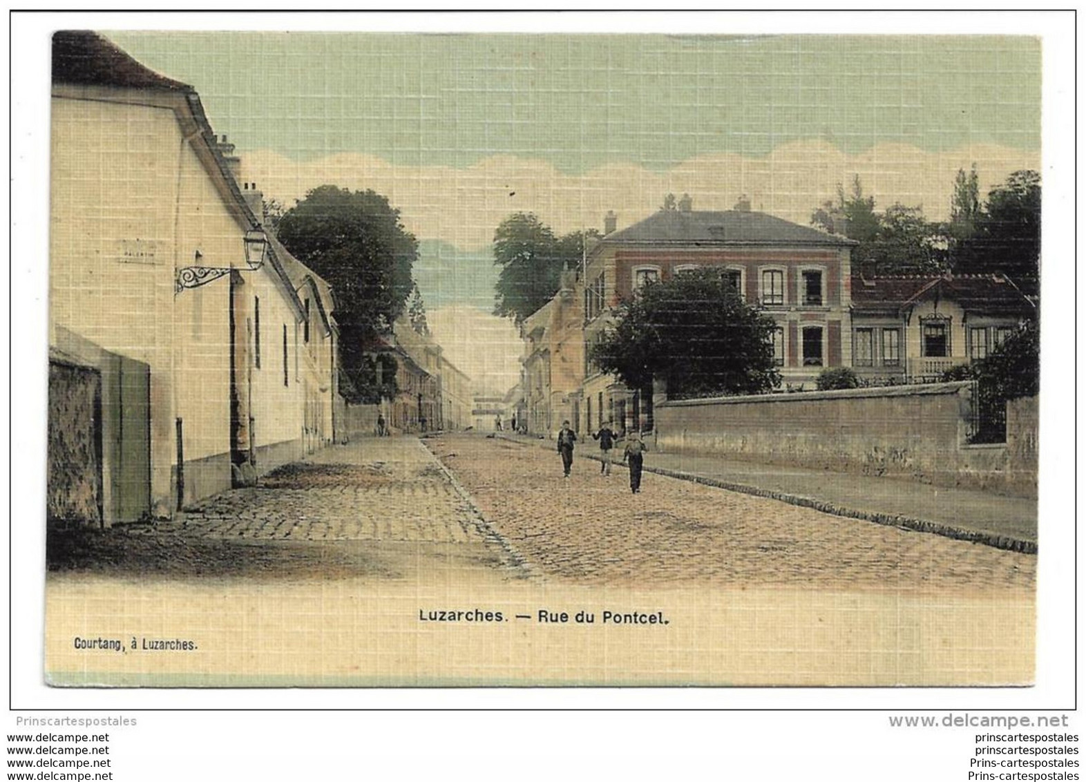 CPA 95 Luzarches Rue De Pontcel - Luzarches