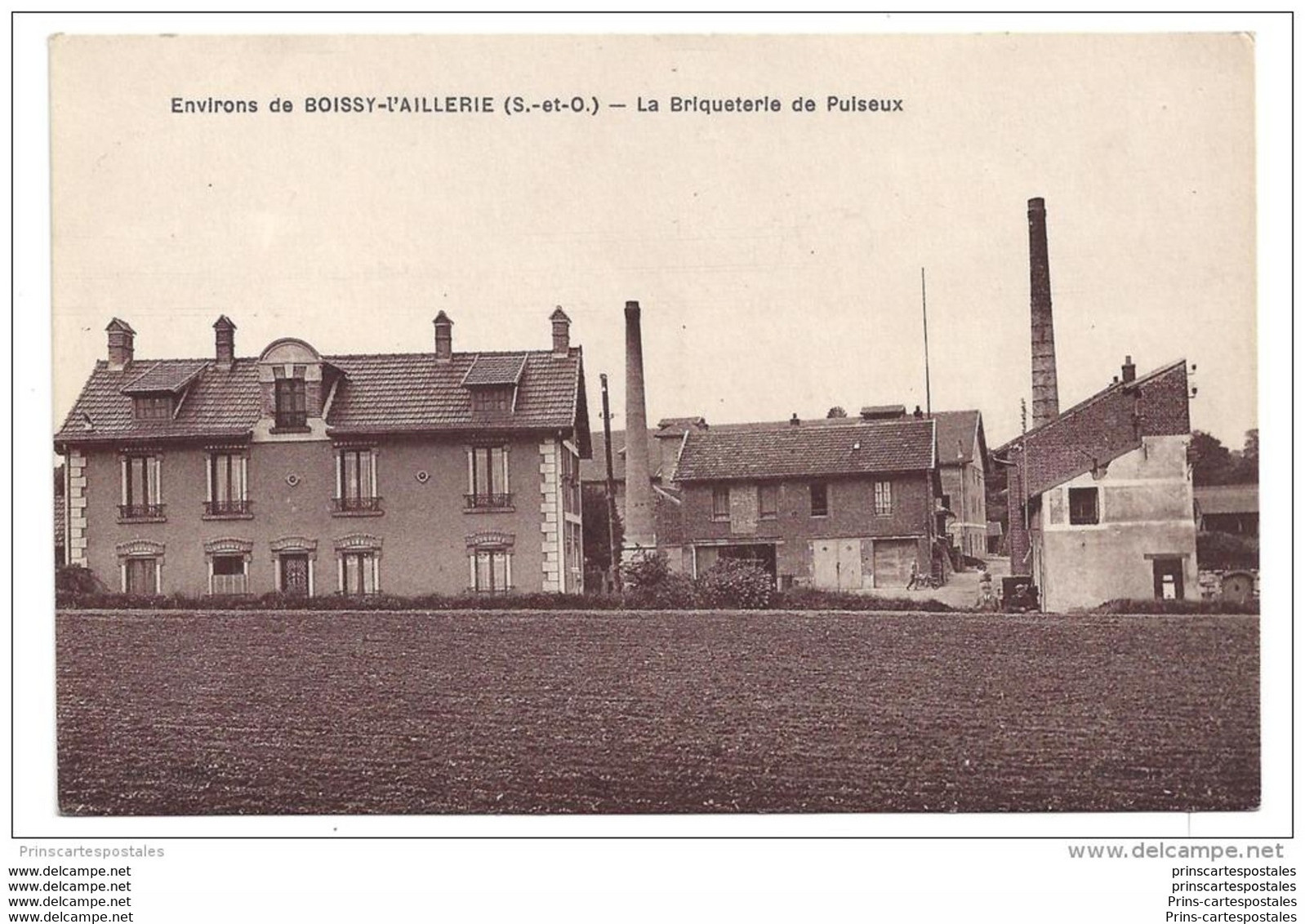 CPA 95 Puiseux La Briqueterie Environs De Boissy L'Aillerie - Puiseux En France