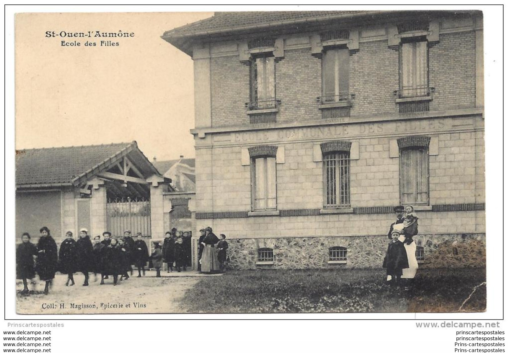 CPA 95 Saint Ouen L'Aumone Ecole Des Filles - Saint-Ouen-l'Aumône