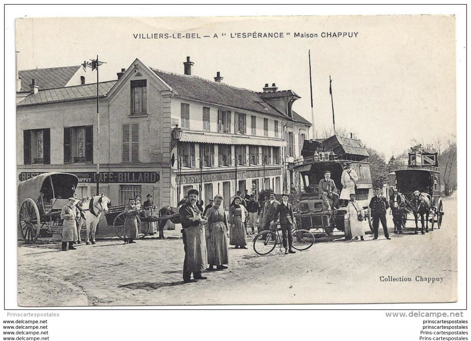 CPA 95 Villiers Le Bel A L'Esperance Maison Chappuy Camion De Livraison Felix Potin - Villiers Le Bel