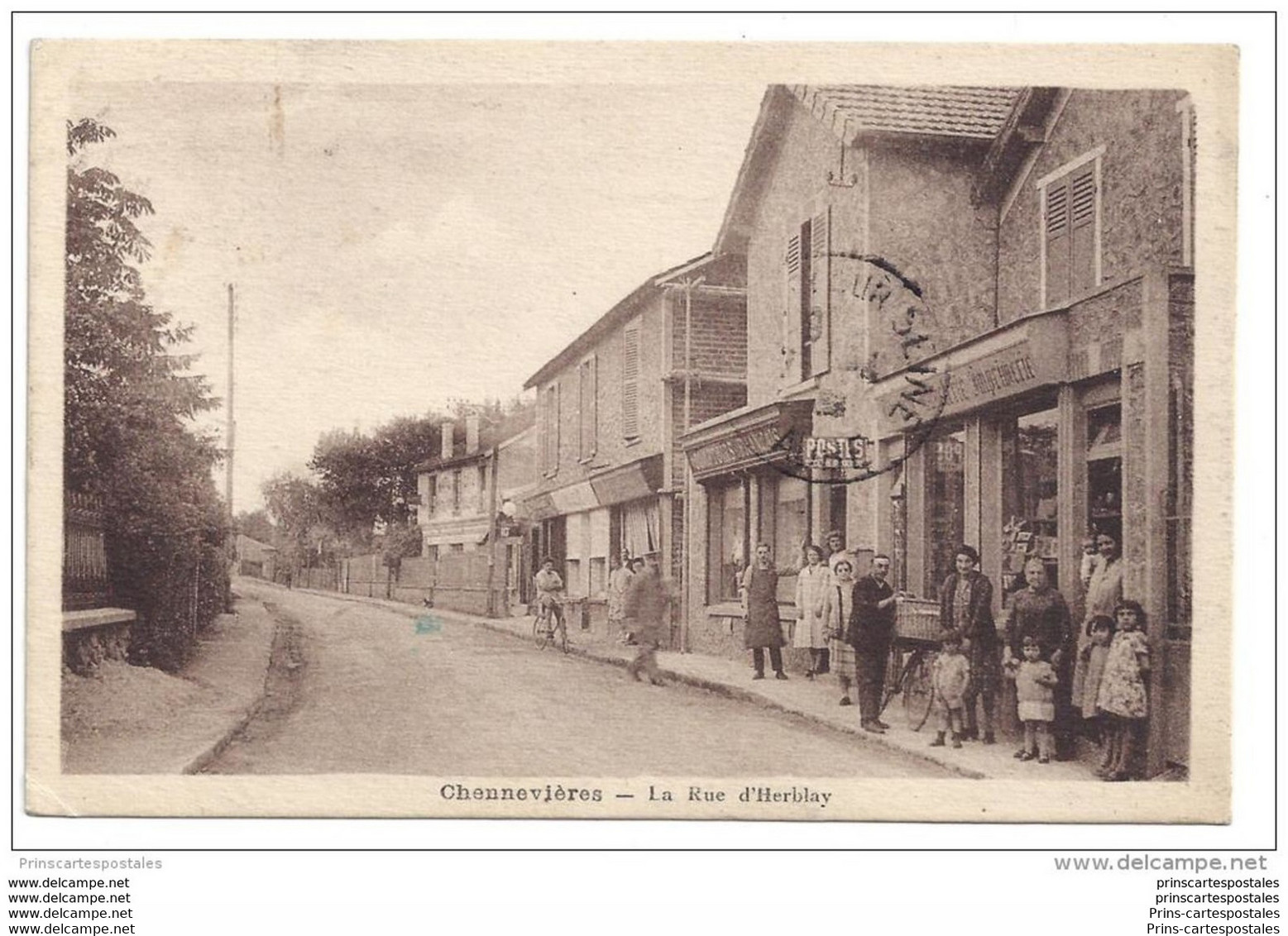 CPA 78 Conflans Chennevières La Rue D'Herblay - Conflans Saint Honorine