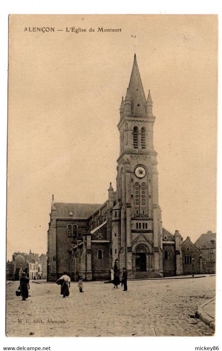 ALENCON -- Eglise Saint Pierre De Montsort  (petite Animation )...................à Saisir - Alencon