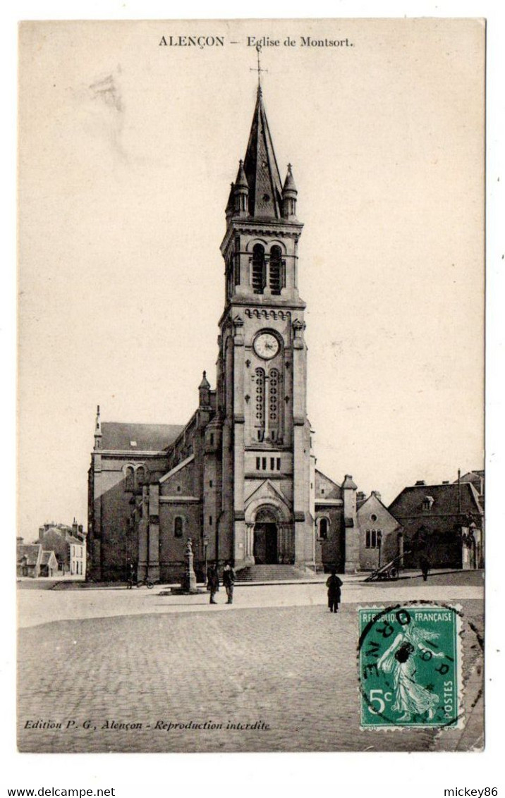 ALENCON -- Eglise Saint Pierre De Montsort  (petite Animation )...................à Saisir - Alencon