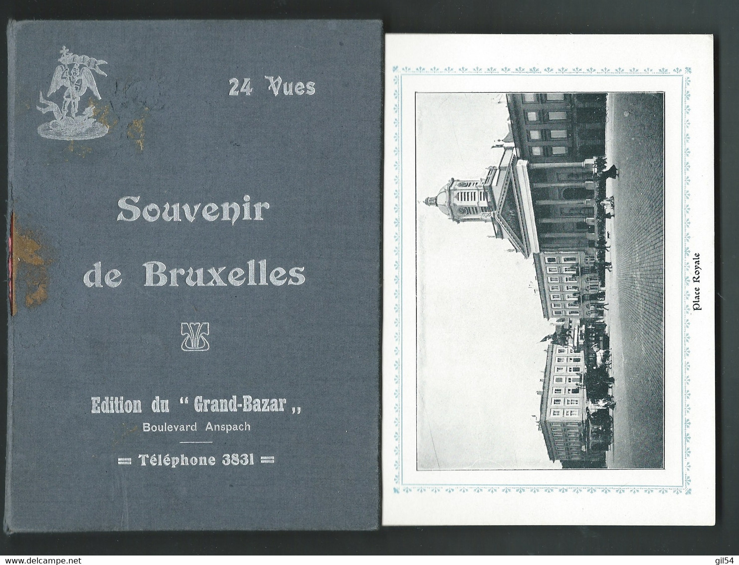 Souvenir De Bruxelles , Edition Du Grand Bazar , Album De 24 Vues, Début 20è Siècle   Phi 257 - Avenues, Boulevards