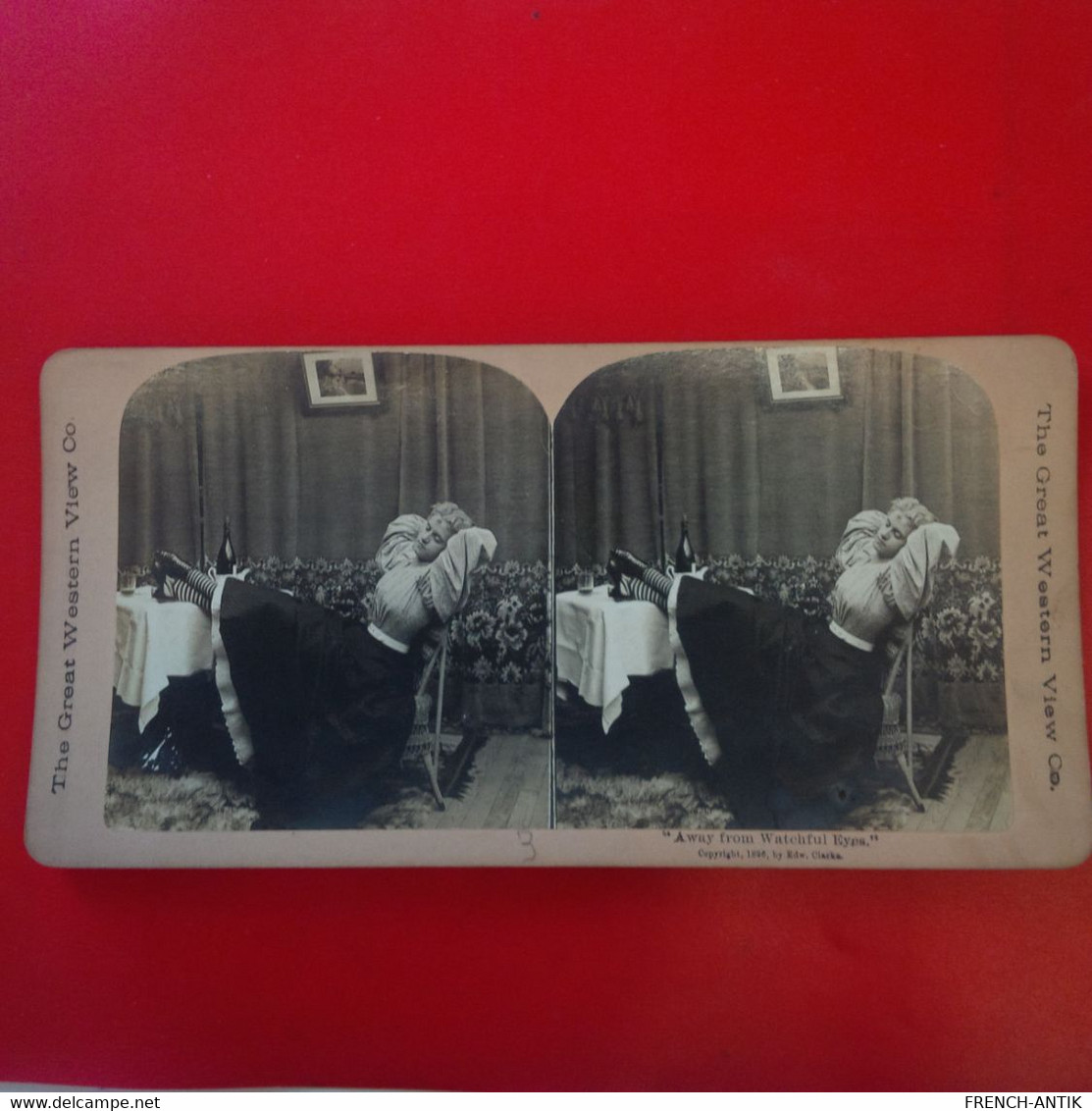 PHOTO STEREO AWAY FROM WATCHFUL EYES - Stereoscopic