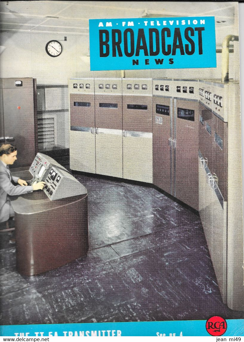 REVUE - AM . FM. TELEVISION - BROADCAST NEWS - RCA - MARCH 1948 - Numéro 48 - - 1900-1949