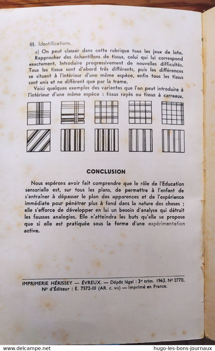 Comment Faire...les Exercices Sensoriels_Y. Le Roch_Education Enfantine_Nathan 1963 - 0-6 Ans