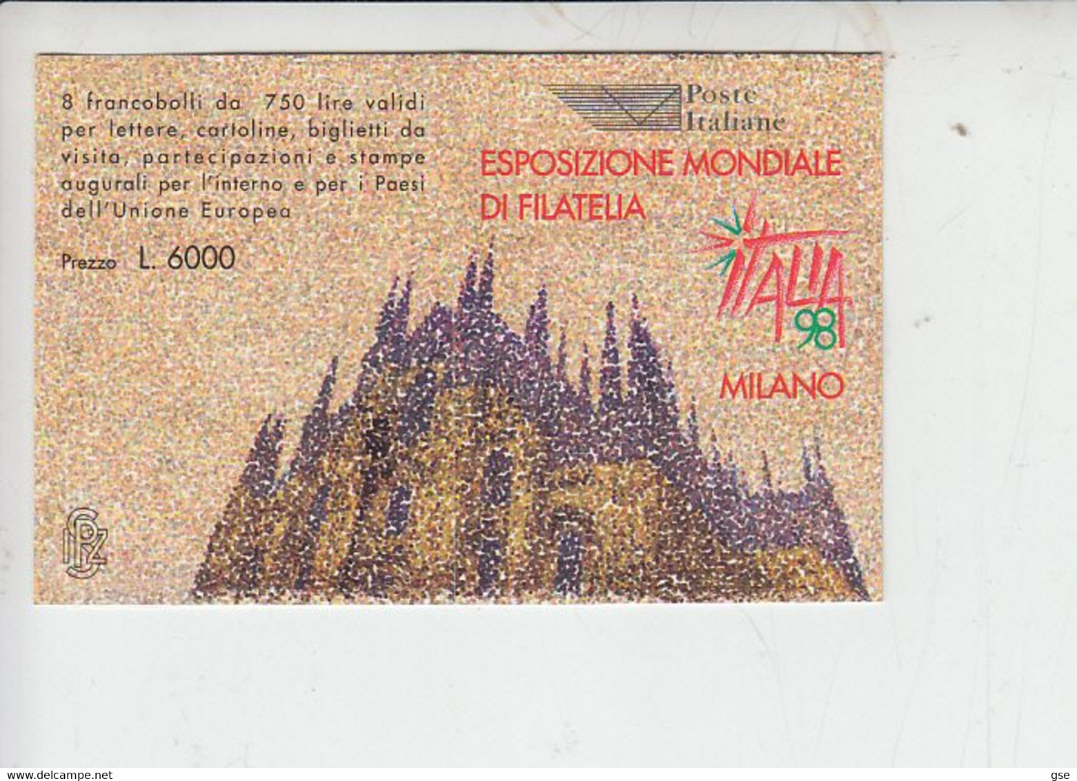 ITALIA    1996 - Sassone  Libretto 19 - Expo Italia '98 - 1991-00:  Nuovi