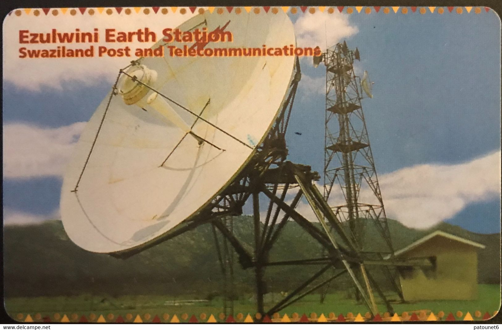 SWAZILAND  -  Phonecard  - Ezulwini Earth Station  -  E 10 - Swaziland