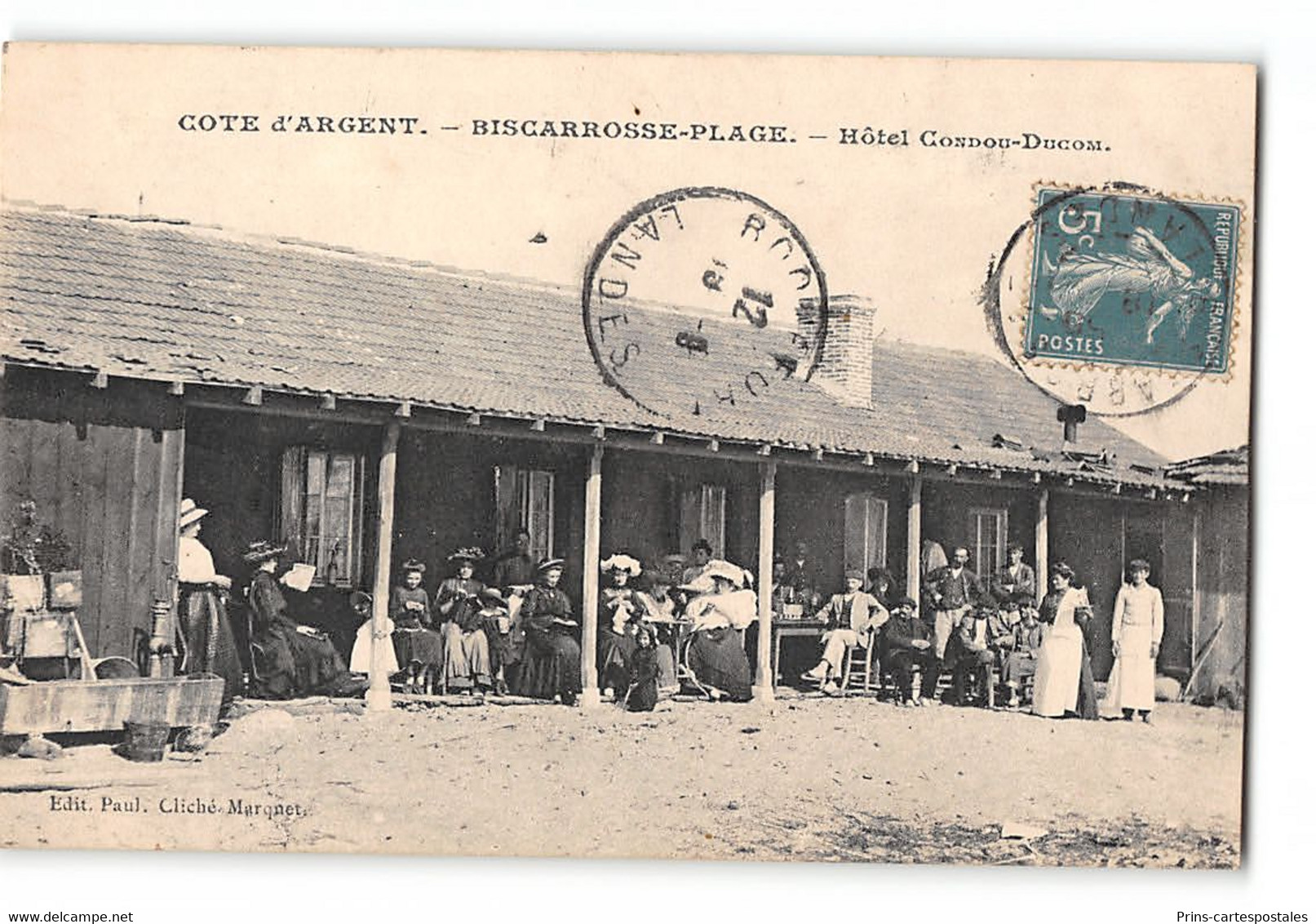 CPA 40 Biscarrosse Plage Hotel Condou Ducom - Biscarrosse