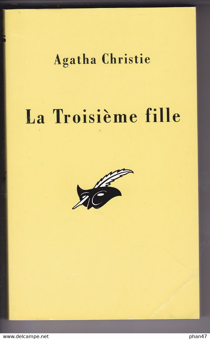 AGATHA CHRISTIE : LA TROISIEME FILLE  Collection LE MASQUE - Agatha Christie