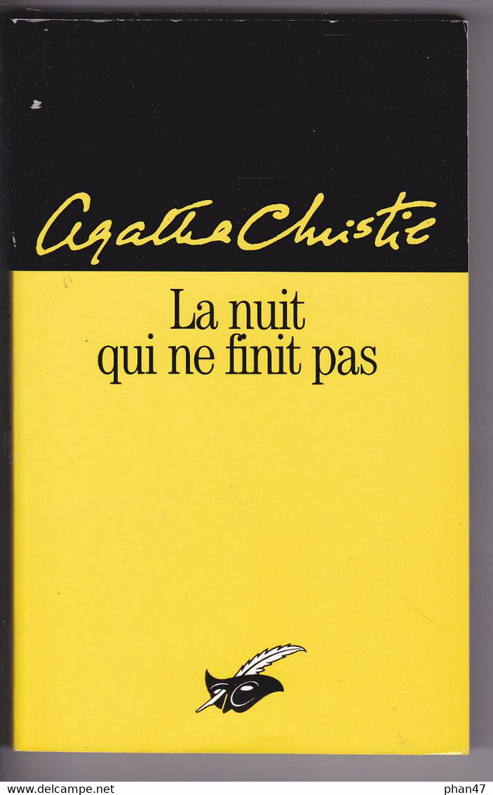 AGATHA CHRISTIE : LA NUIT QUI NE FINIT PAS  Collection LE MASQUE - Agatha Christie