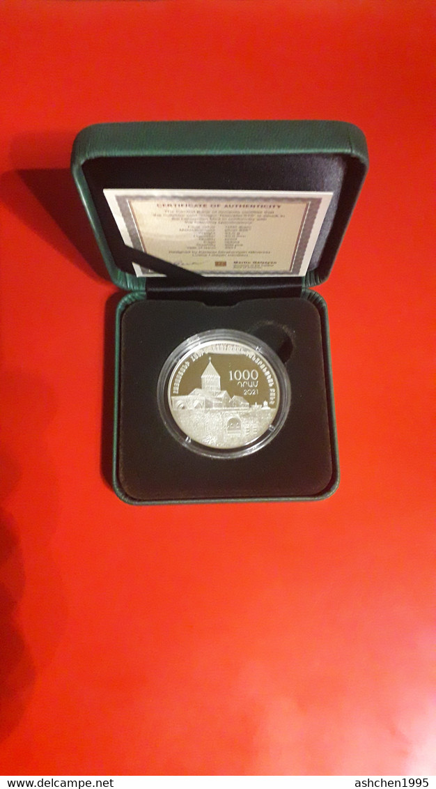 Armenien / Armenie / Armenia 2021, 675th Ann. Grigor Tatavatsi, Silver Coin In Box - PROOF - Armenia