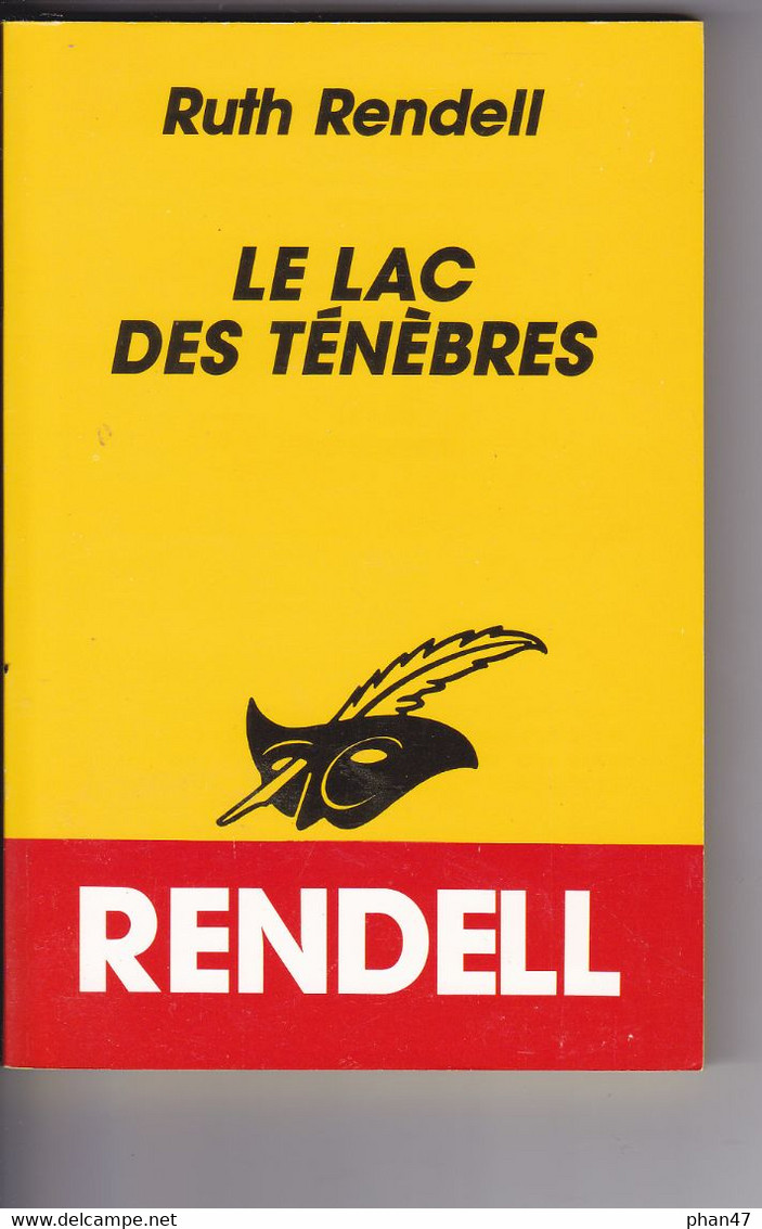 RUTH RENDELL : LE LAC DES TENEBRES  Collection LE MASQUE - Le Masque