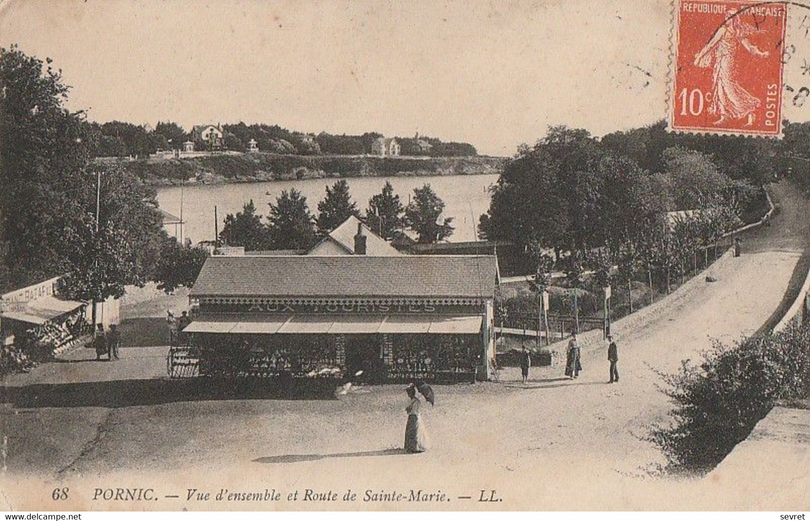 PORNIC. - Vue D'ensemble Et Route De Sainte-Marie - Pornic