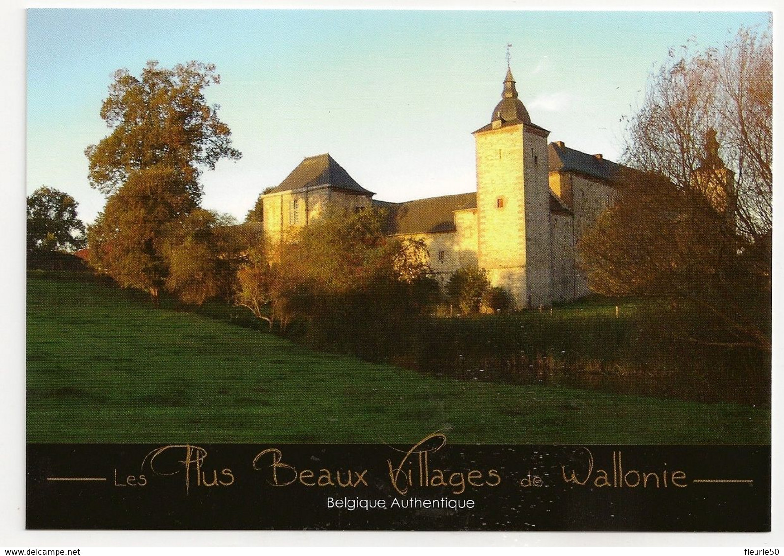 FALAEN - Château-ferme De Falaën. Carte " Les Plus Beaux Villages De Wallonie. Belgique Authentique. - Onhaye
