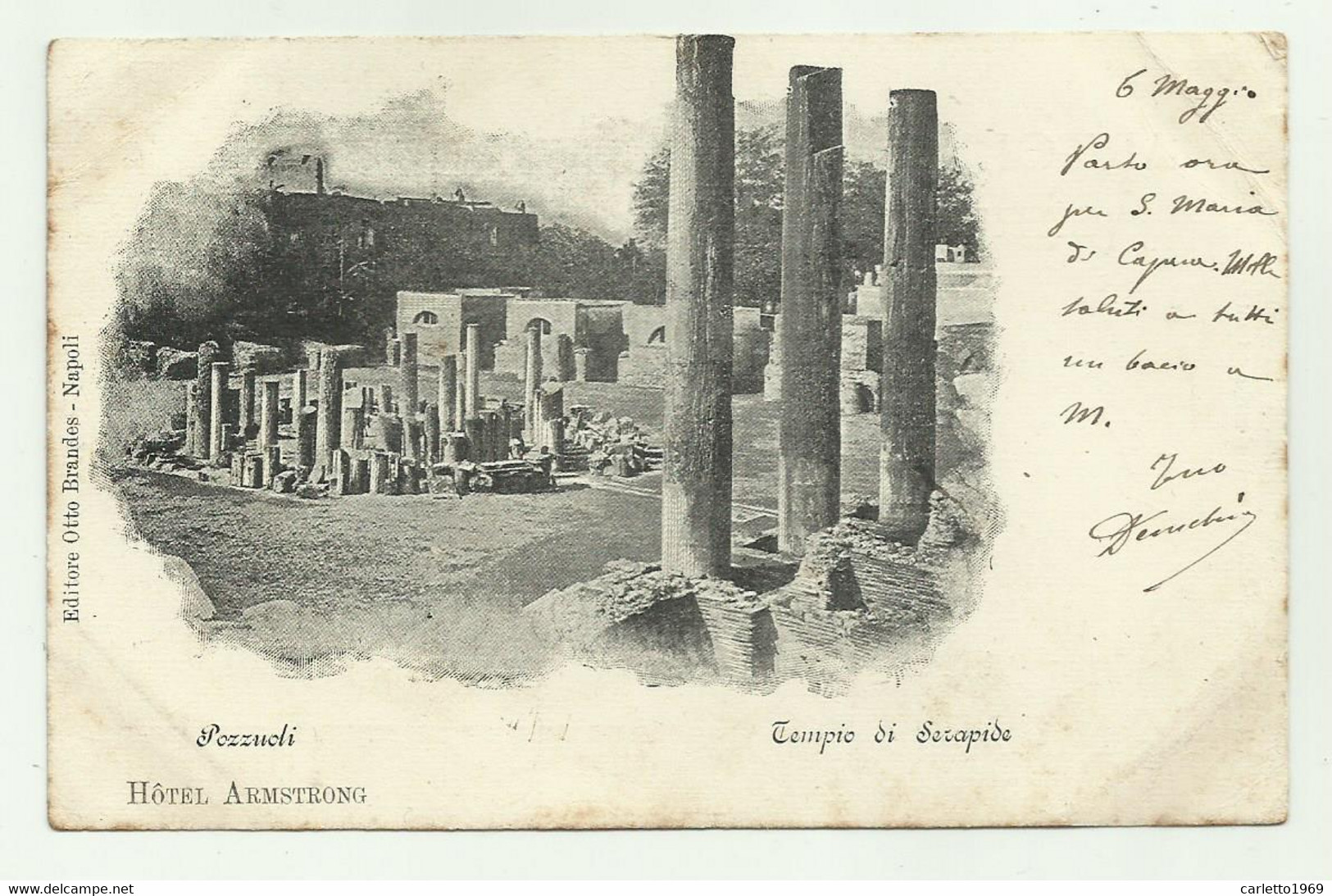 POZZUOLI - TEMPIO DI SCAPIDE  - VIAGGIATA  FP - Pozzuoli