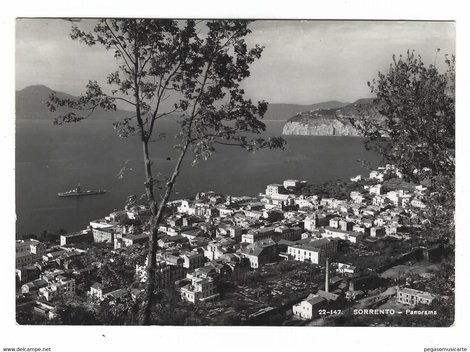 8591 - SORRENTO NAPOLI PANORAMA 1954 - Andere & Zonder Classificatie