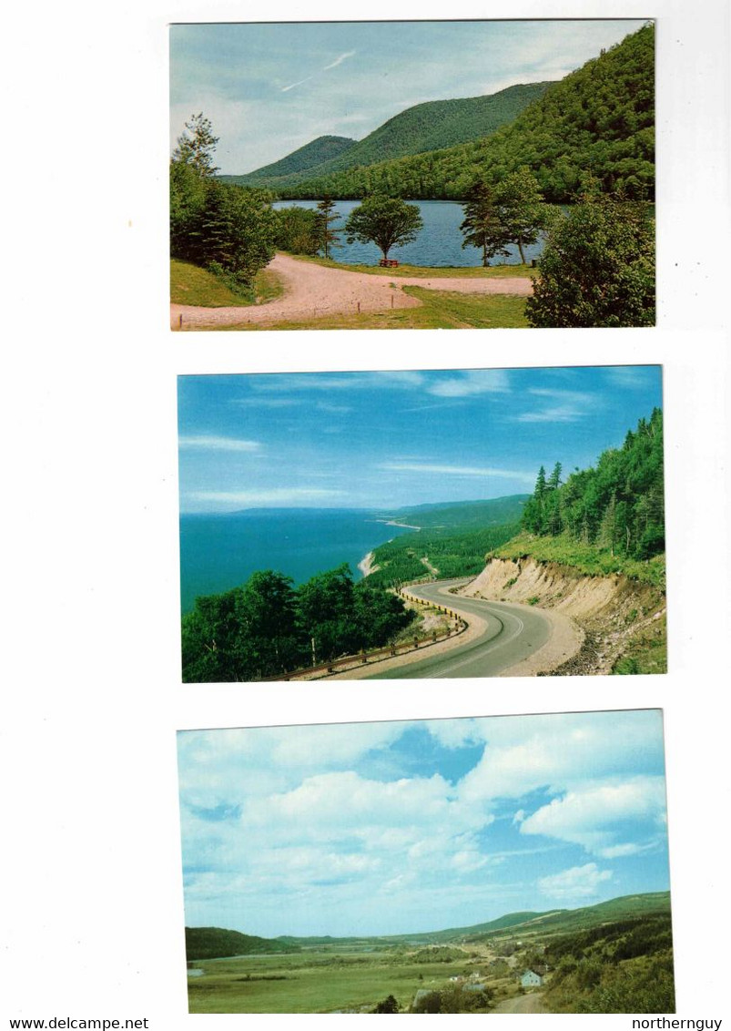 8 CABOT TRAIL, Cape Breton, Nova Scotia  Postcards, 8 Chrome - Cape Breton