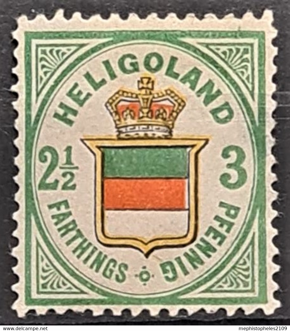 HELIGOLAND 1876 - MLH - Sc# 20 - 3pf - Heligoland (1867-1890)