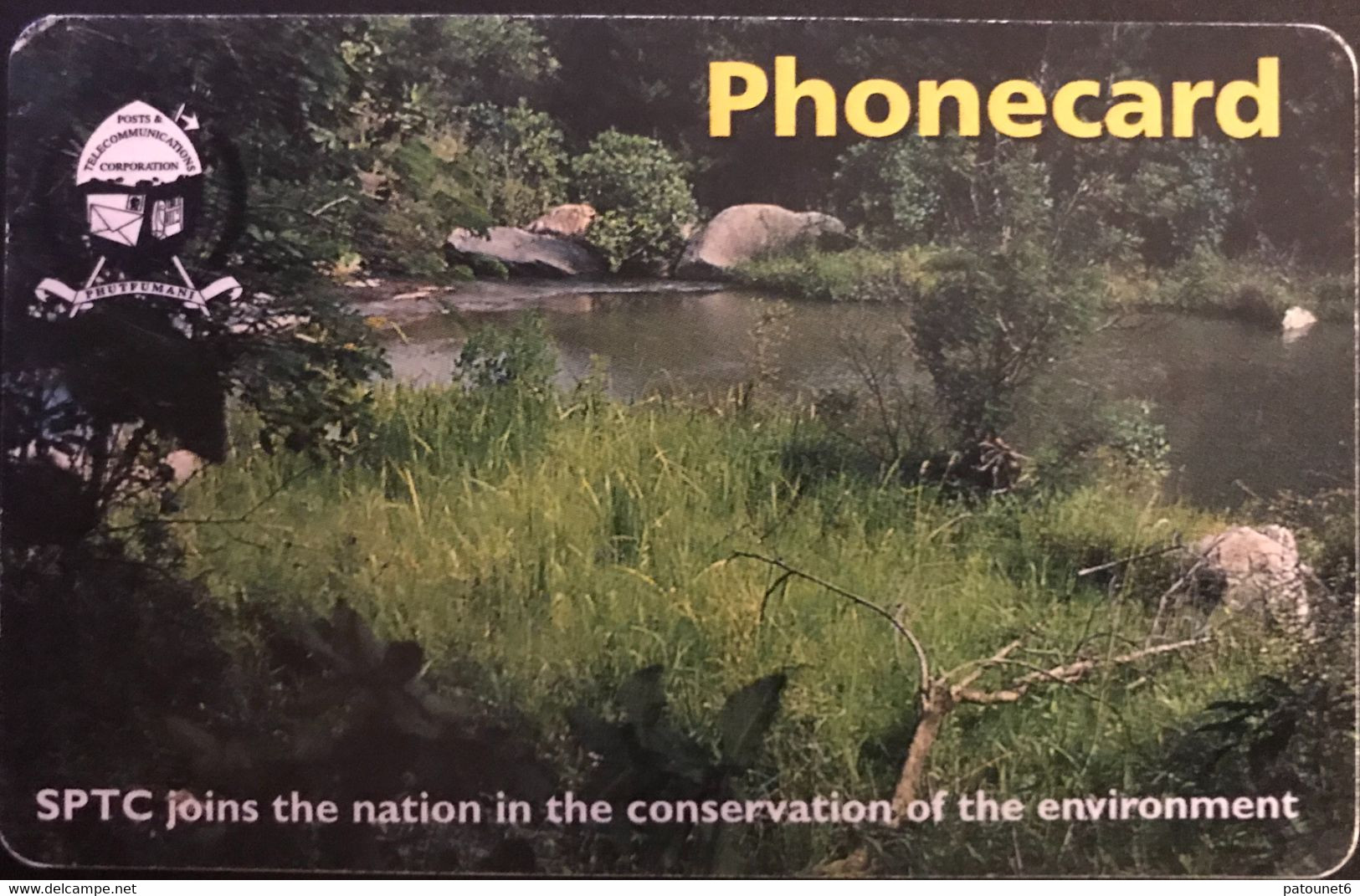 SWAZILAND  -  Phonecard  -  The Conversation Of The Environment  - E 20 - Swasiland