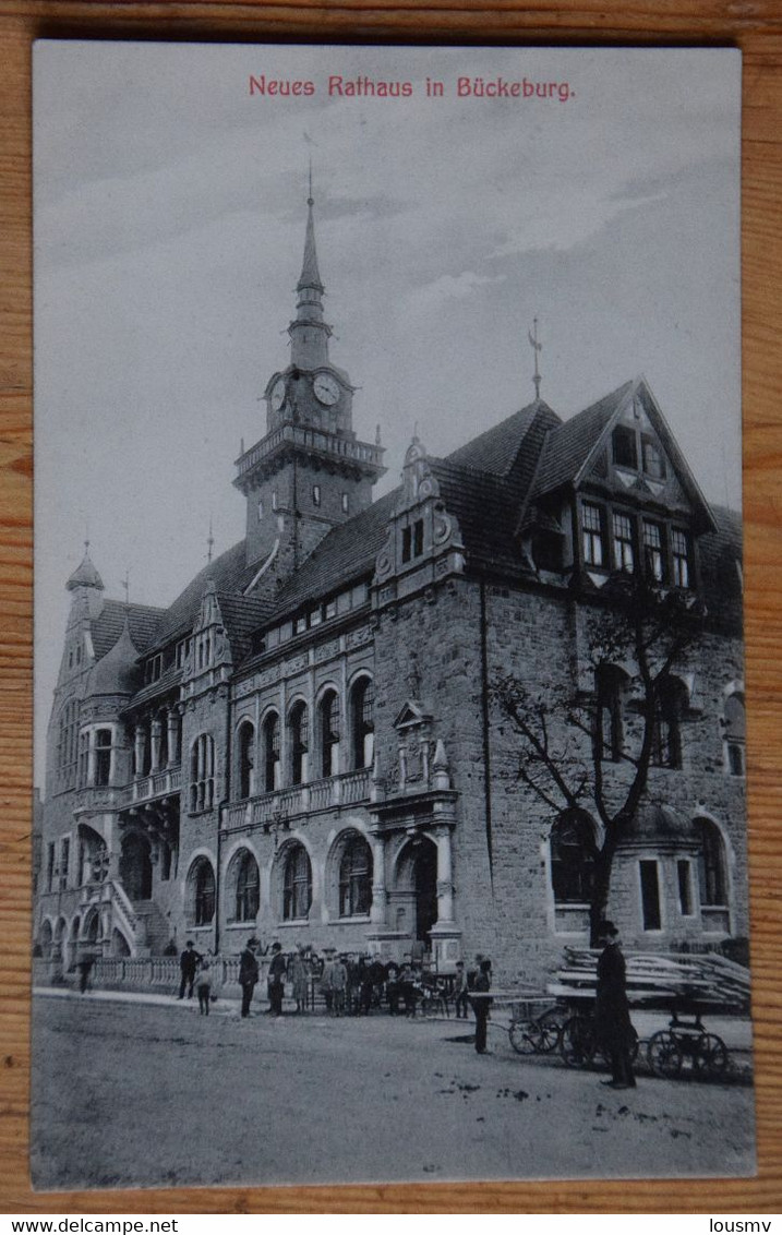 Bückeburg - Neues Rathaus - Animée : Petite Animation / Belebt - (n°19297) - Bueckeburg