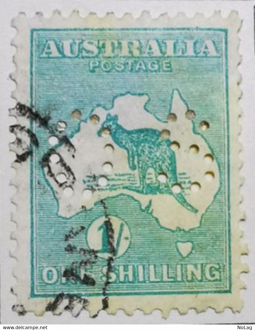 Australie - 1913-28  - Timbre De Service - Y&T N°10 (b) -  Oblitérés Sur Charnière - Dienstzegels
