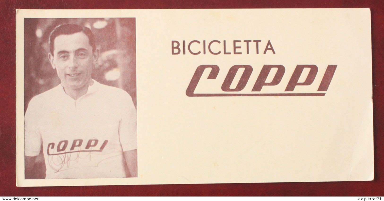 Cyclisme , Buvard Bicicletta Fausto Coppi, Cycles, Vélo, Cycling - Sports