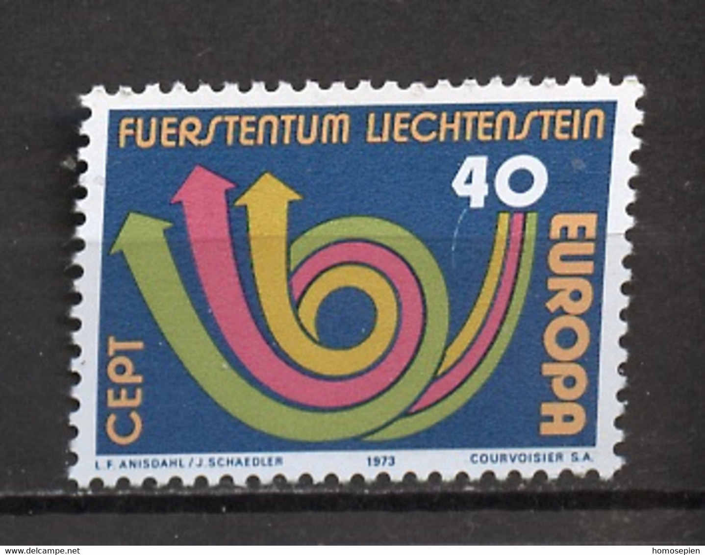 Liechtenstein 1973 Y&T N°533 - Michel N°580 *** - 40r EUROPA - Autres & Non Classés