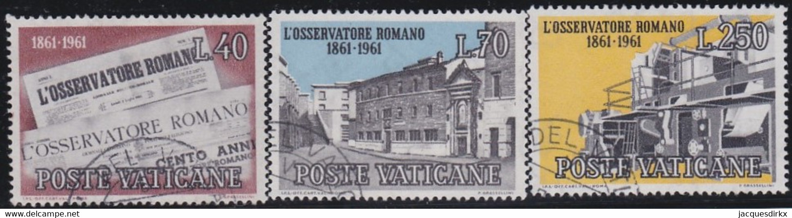 Vatican   .   Y&T   .    328/330      .      O     .    Cancelled  .   /   .  Oblitéré - Used Stamps